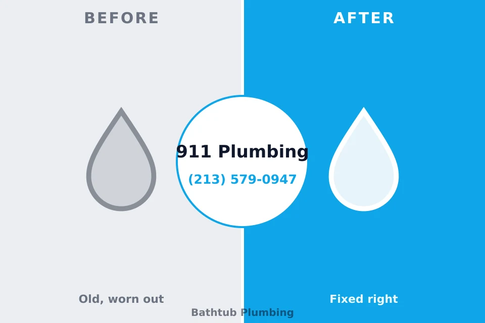 Before and after: plumbing company St. Clair, PA